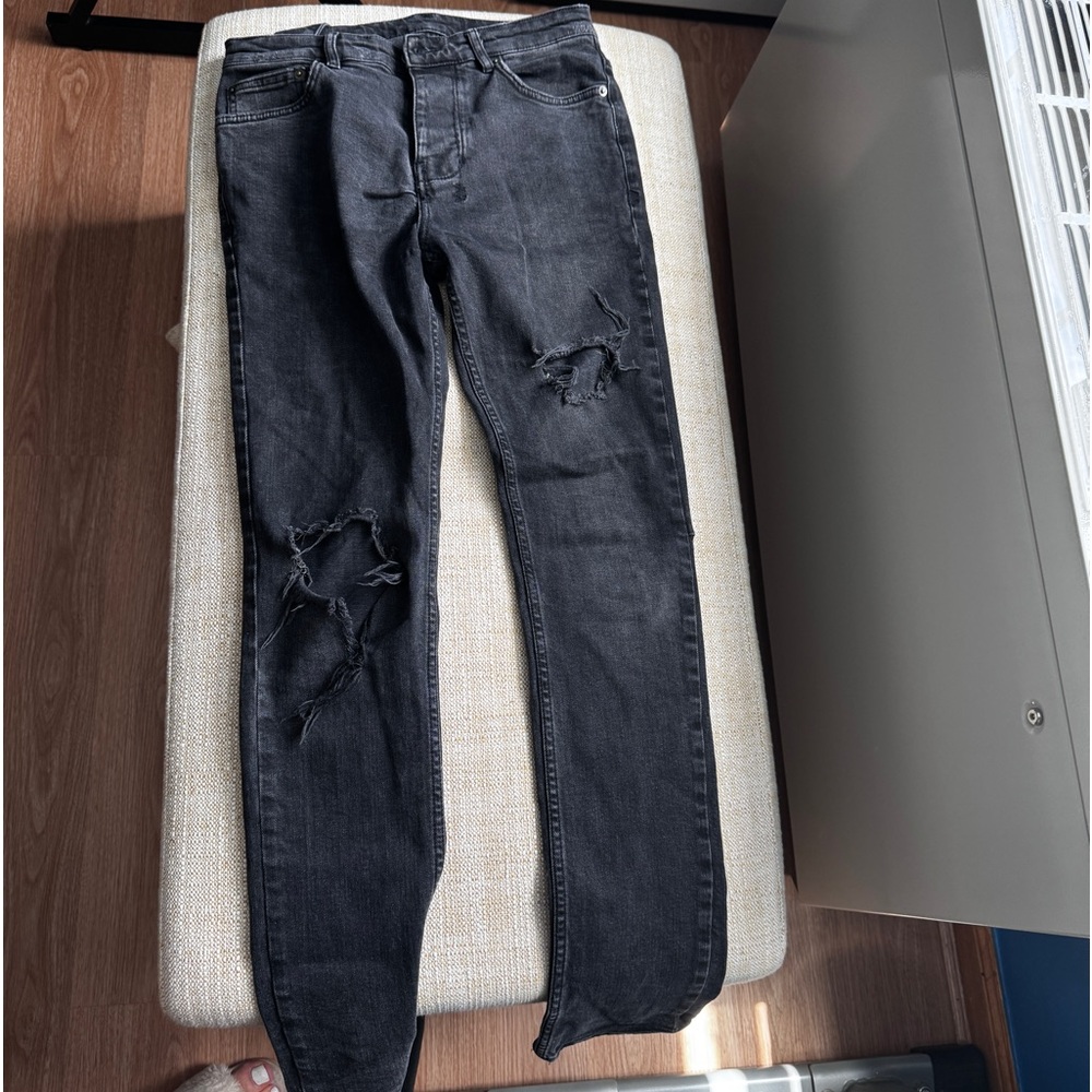 KSUBI Men’s Van Winkle Skinny Black Jeans